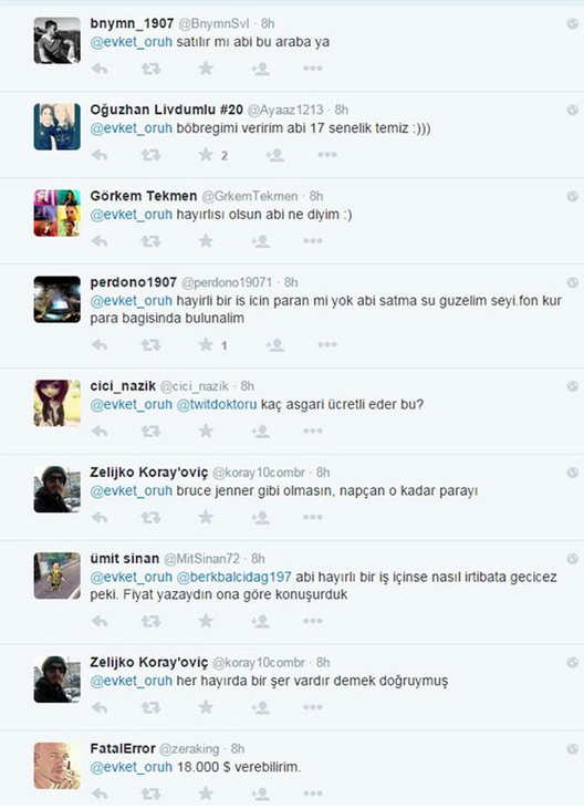 Şevket Çoruh 'hayırlı bir iş' için arabasını satıyor!